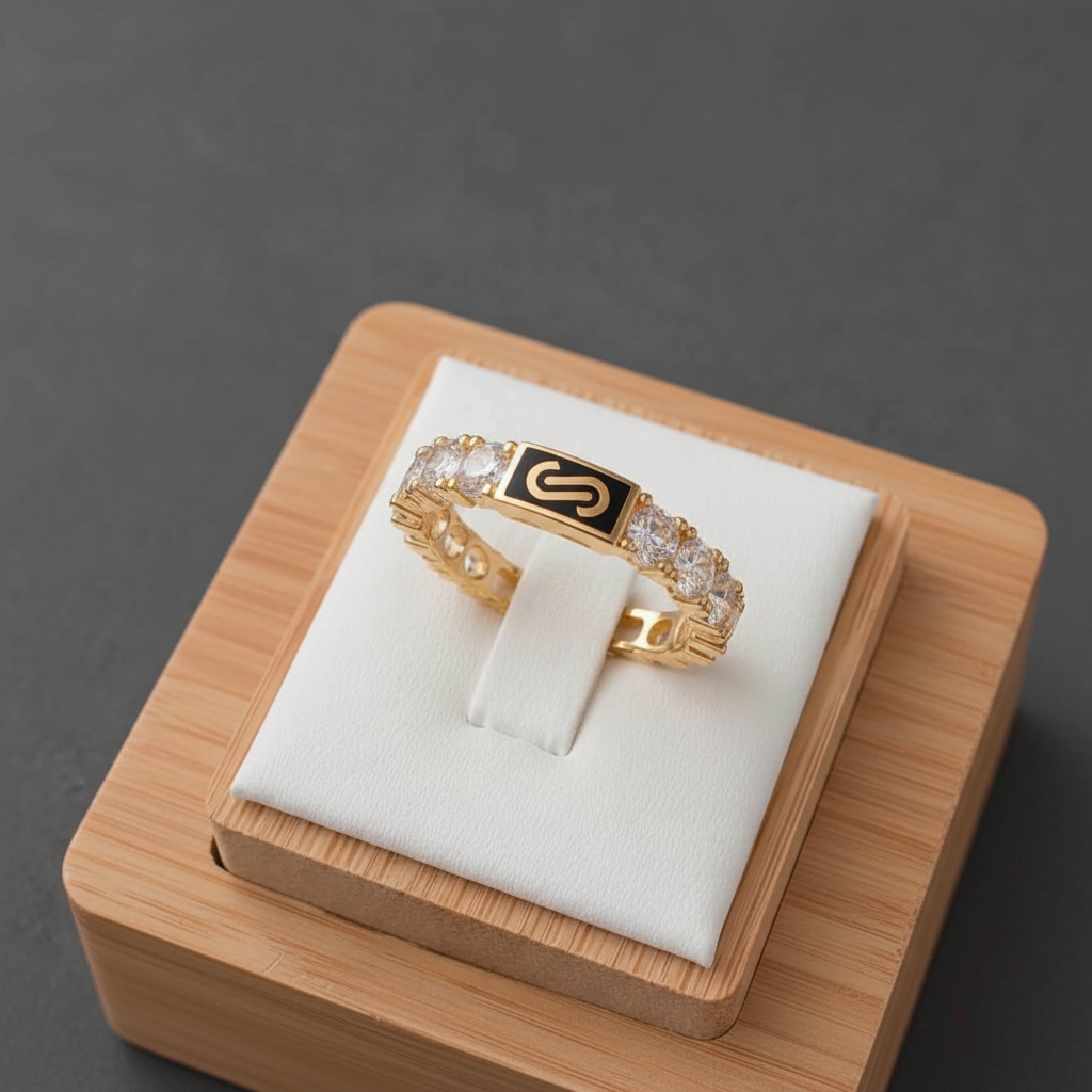 14K Gold  Eternity Ring